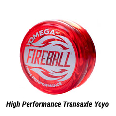 Yomega Fireball yo-yo red warranty information for support.