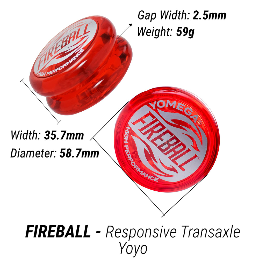Yomega LED light-up yo-yo glowing during tricks for better visibility.
