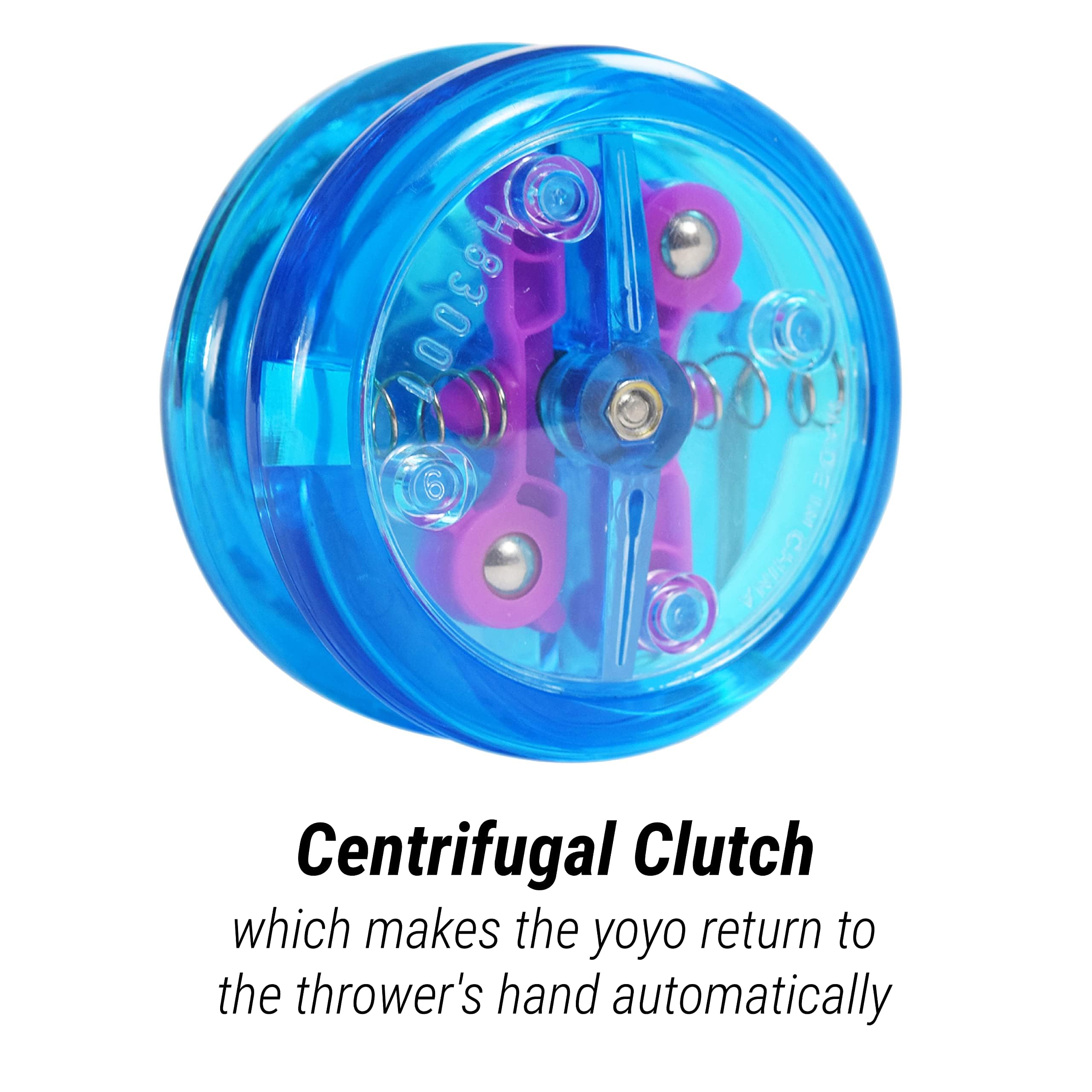 Yomega Original Brain centrifugal clutch system in action returning to hand.