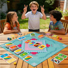 YOMEYOT Mahjong mat easy-clean green surface stays tidy