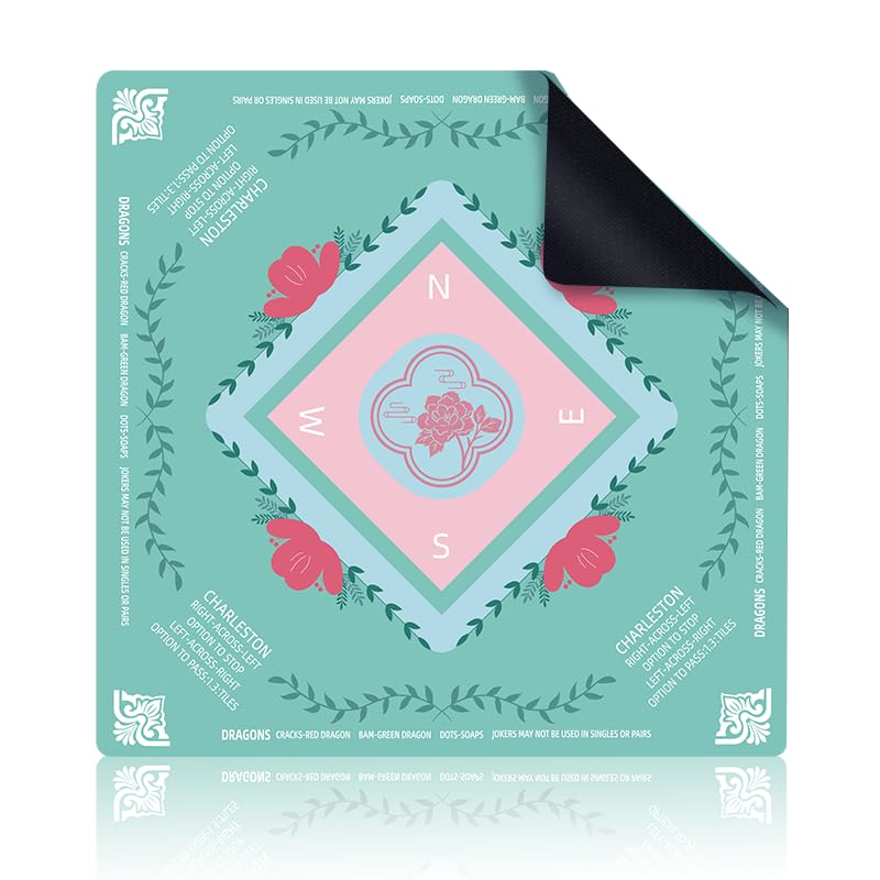 YOMEYOT Mahjong mat package includes mat and bag for travel setup