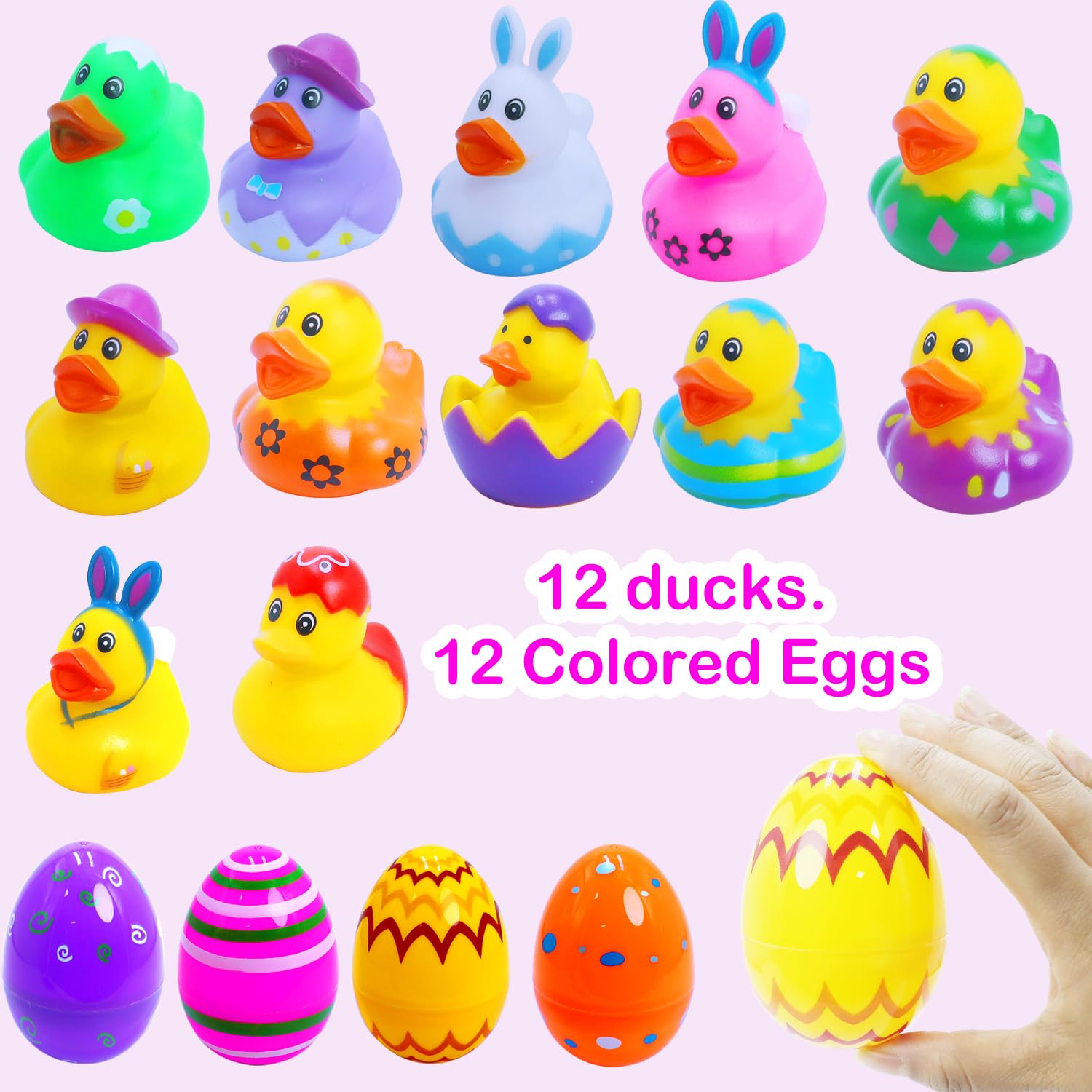 Yomwet non-toxic rubber ducks easy to clean after play