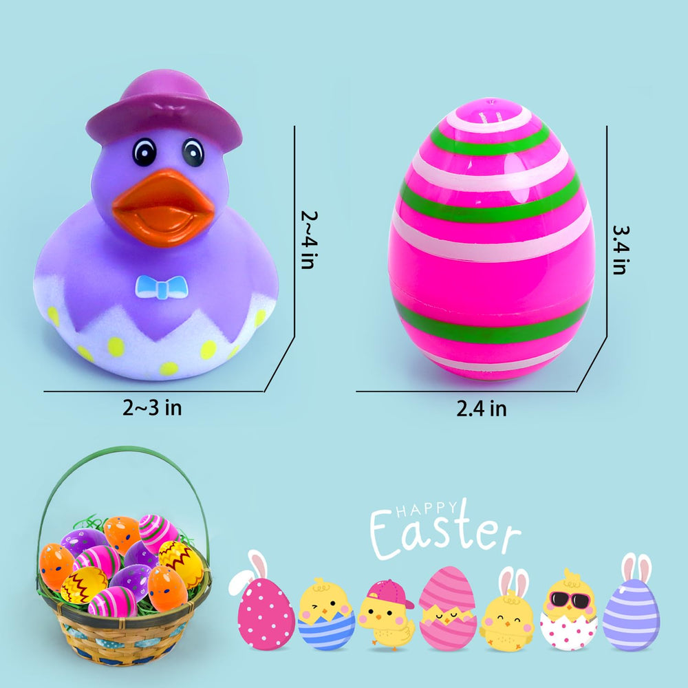 Yomwet 2.16-inch rubber ducks for bath time fun