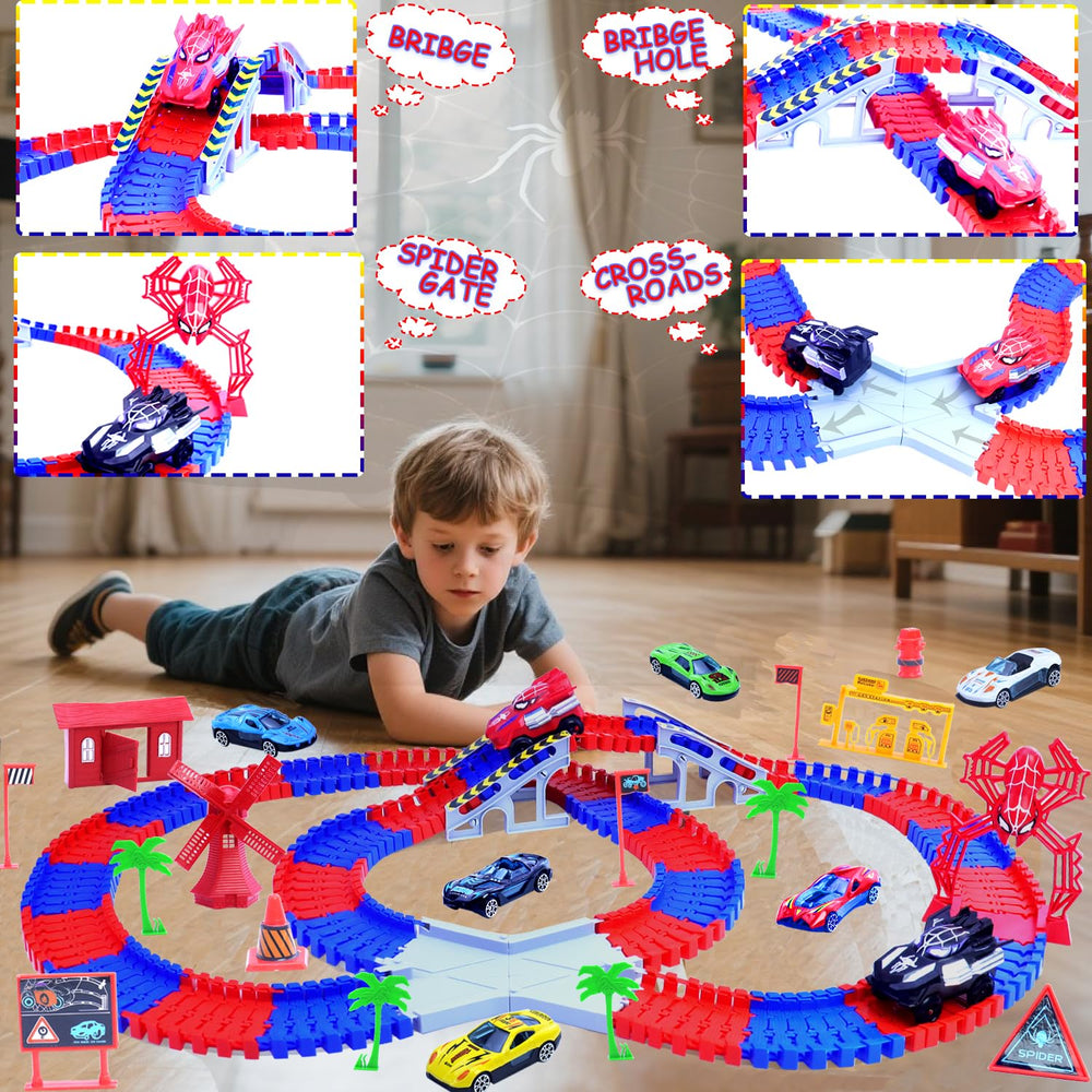 Yomwet Track Bridge Pieces enable tall climbs and smooth crossings on layouts.