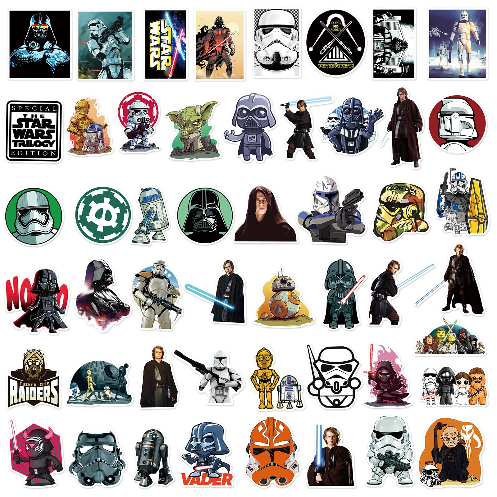 YONGAI gift sticker pack, perfect for gifting or classroom giveaways.