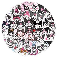YONGAI Kuromi sticker pack 50pcs for water bottles and notebooks