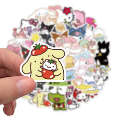 YONGAI kawaii stickers for bikes, luggage, and outdoor gear.
