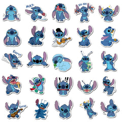 YONGAI sticker designs decorating notebooks and gadgets with color.