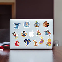YONGAI travel case stickers; personalize bags and hard cases with playful designs.