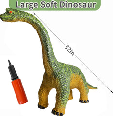 YONGJULE brachiosaurus features realistic textured skin for tactile exploration.