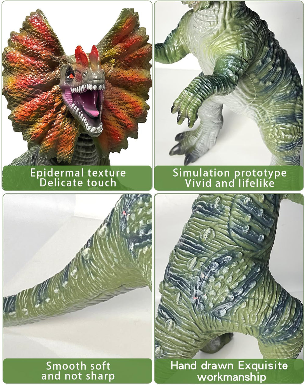 YONGJULE detailed textured skin highlights lifelike features during pretend adventures.
