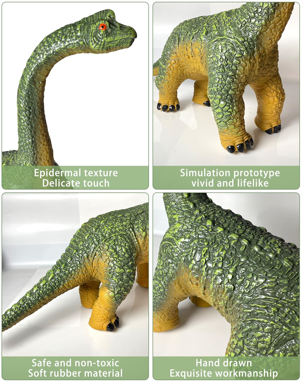 YONGJULE inflatable dinosaur stands up for dynamic, active play.