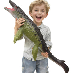 YONGJULE Mosasaurus 32-inch dinosaur image showing vivid texture for imaginative play