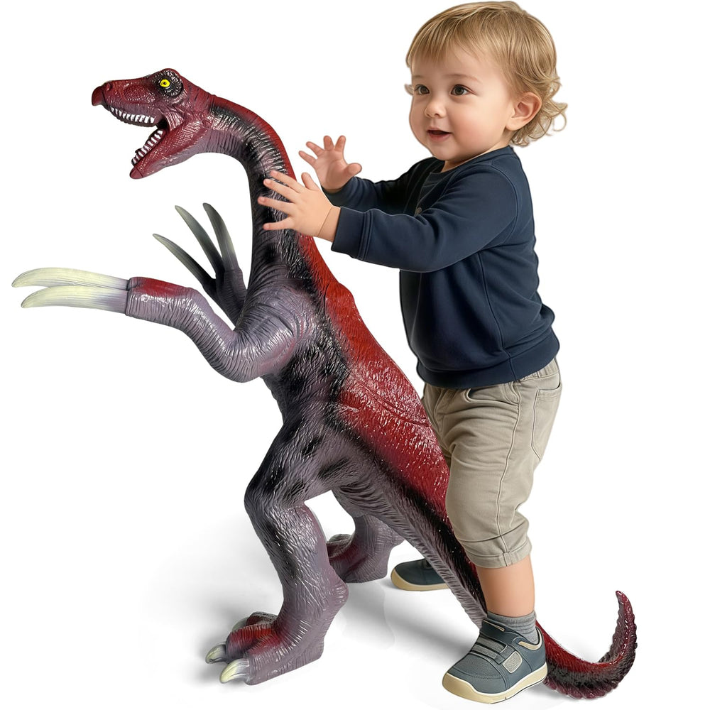 YONGJULE Therizinosaurus inflatable dinosaur in action, ideal for imaginative play