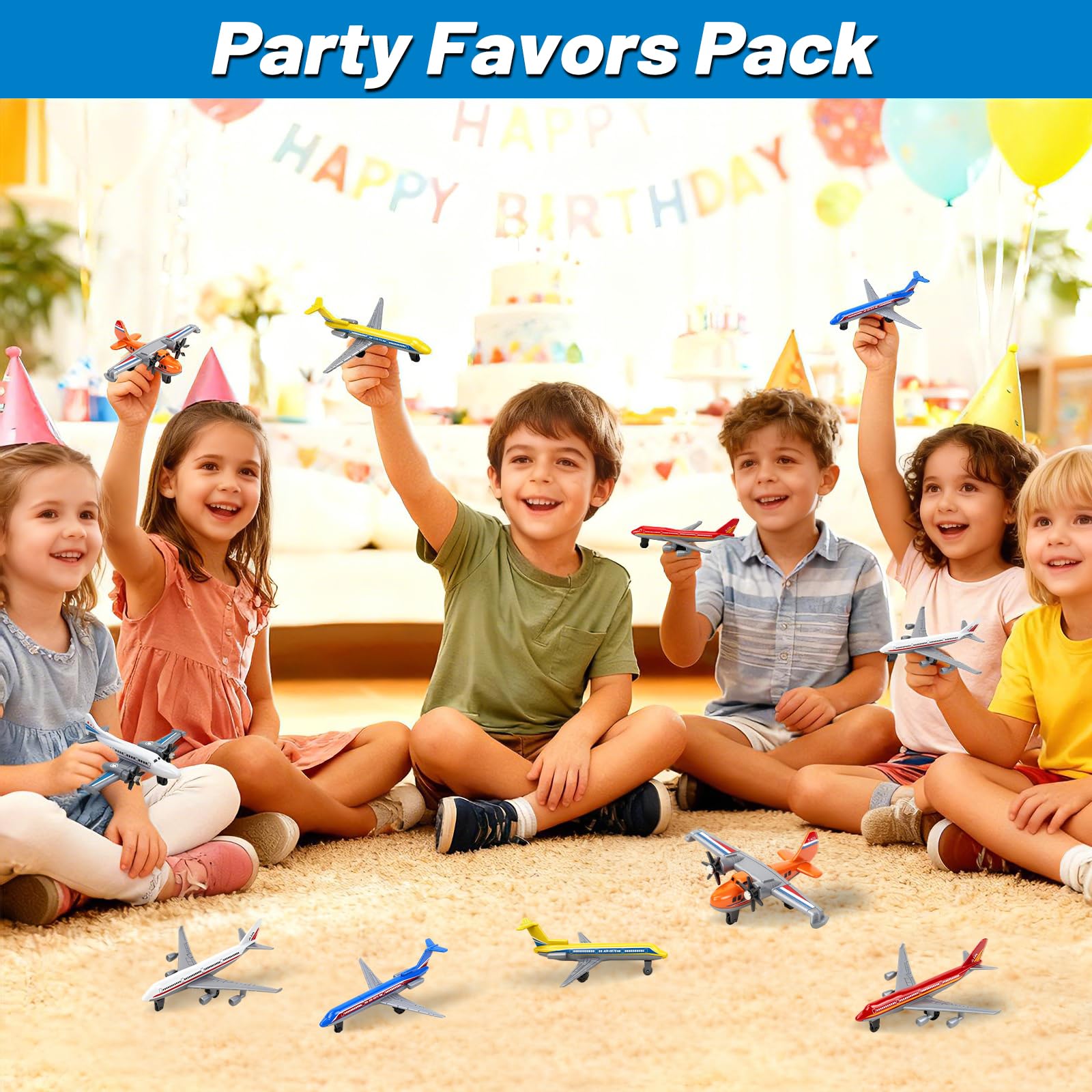 YongnKids airplane toys suitable as party favors and classroom decor.