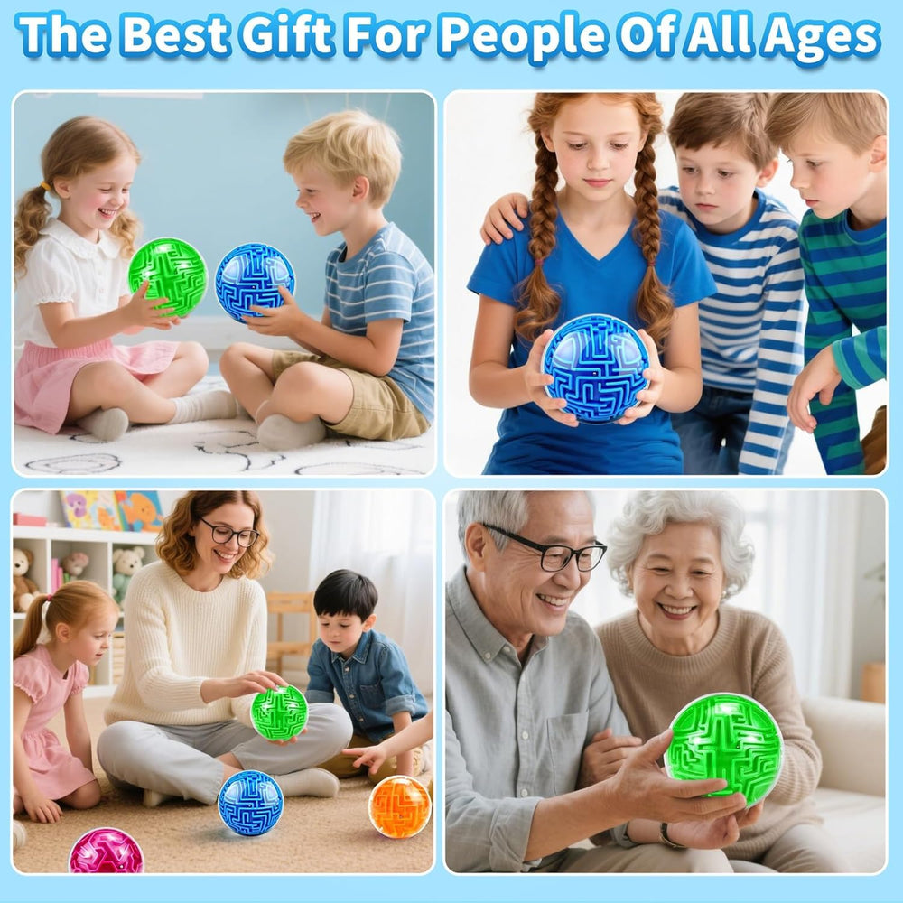 YongnKids Amaze 3D maze ball, 360-degree flip challenge, no setup required.