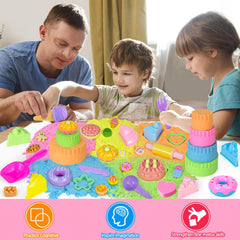 YongnKids cake molds and tools help kids craft edible-looking pretend treats.