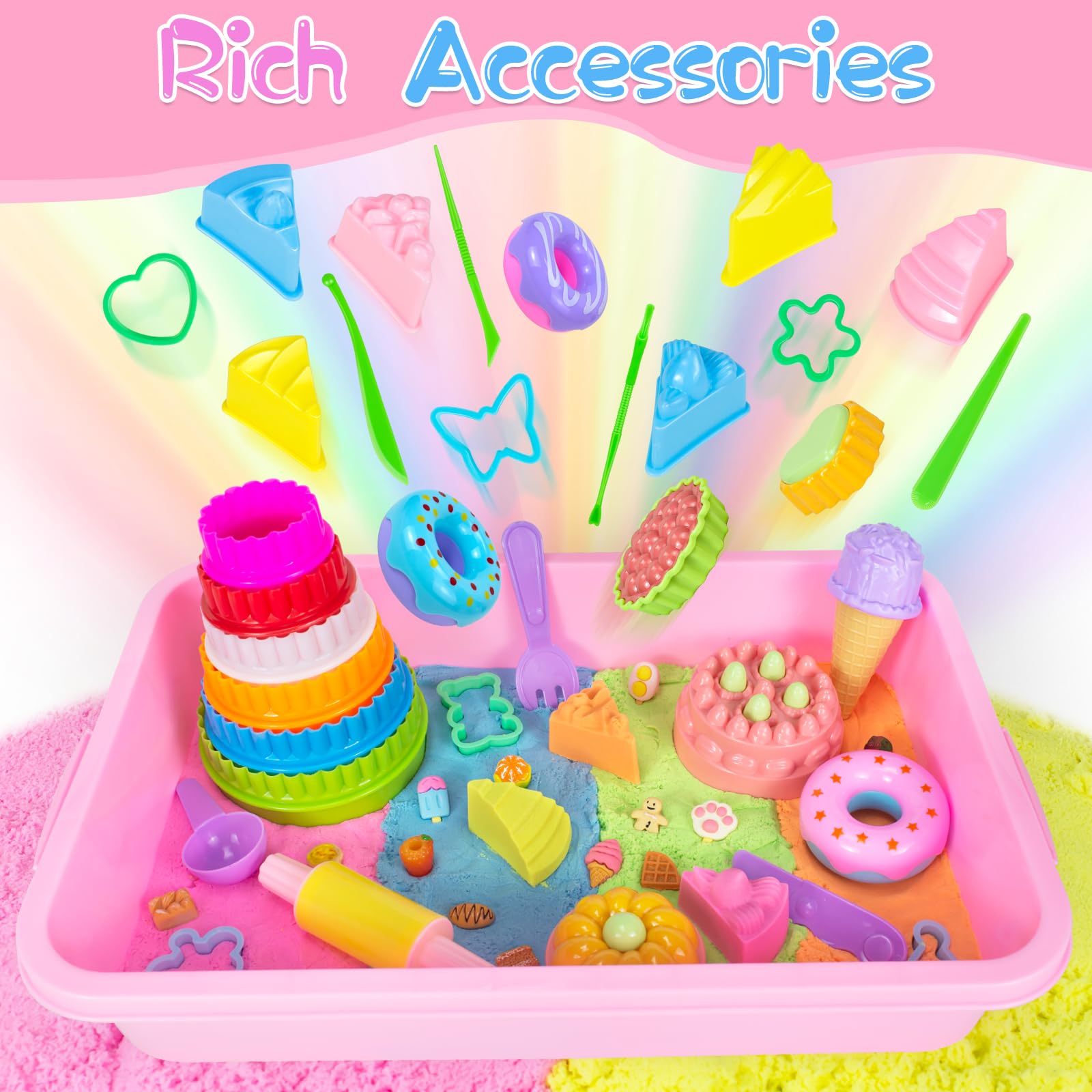 YongnKids storage box keeps accessories organized after playtime.