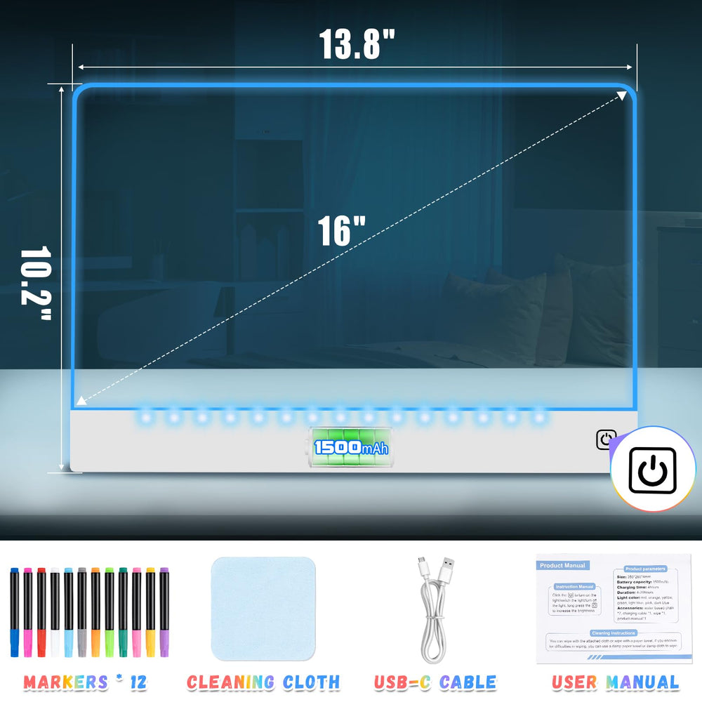 YONHAN durable acrylic surface keeps drawings smooth and scratch-resistant