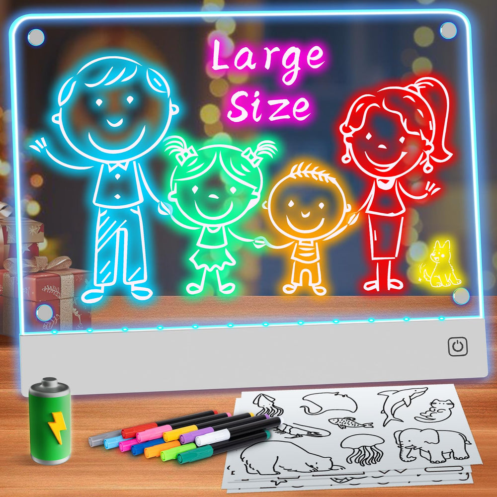 YONHAN Lumi Board with magnetic tracing surfaces for mess free doodling and guided practice
