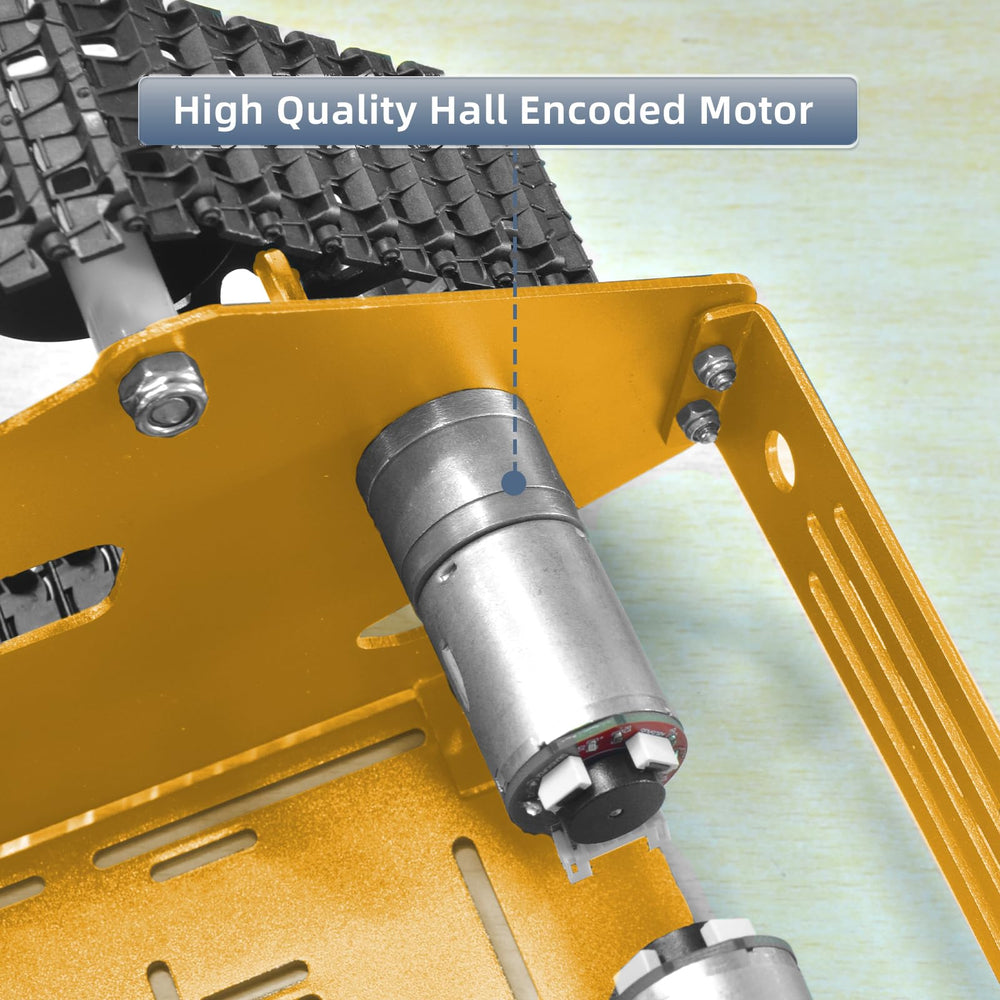 YonPhsy aluminum robot base offers strong, durable performance.