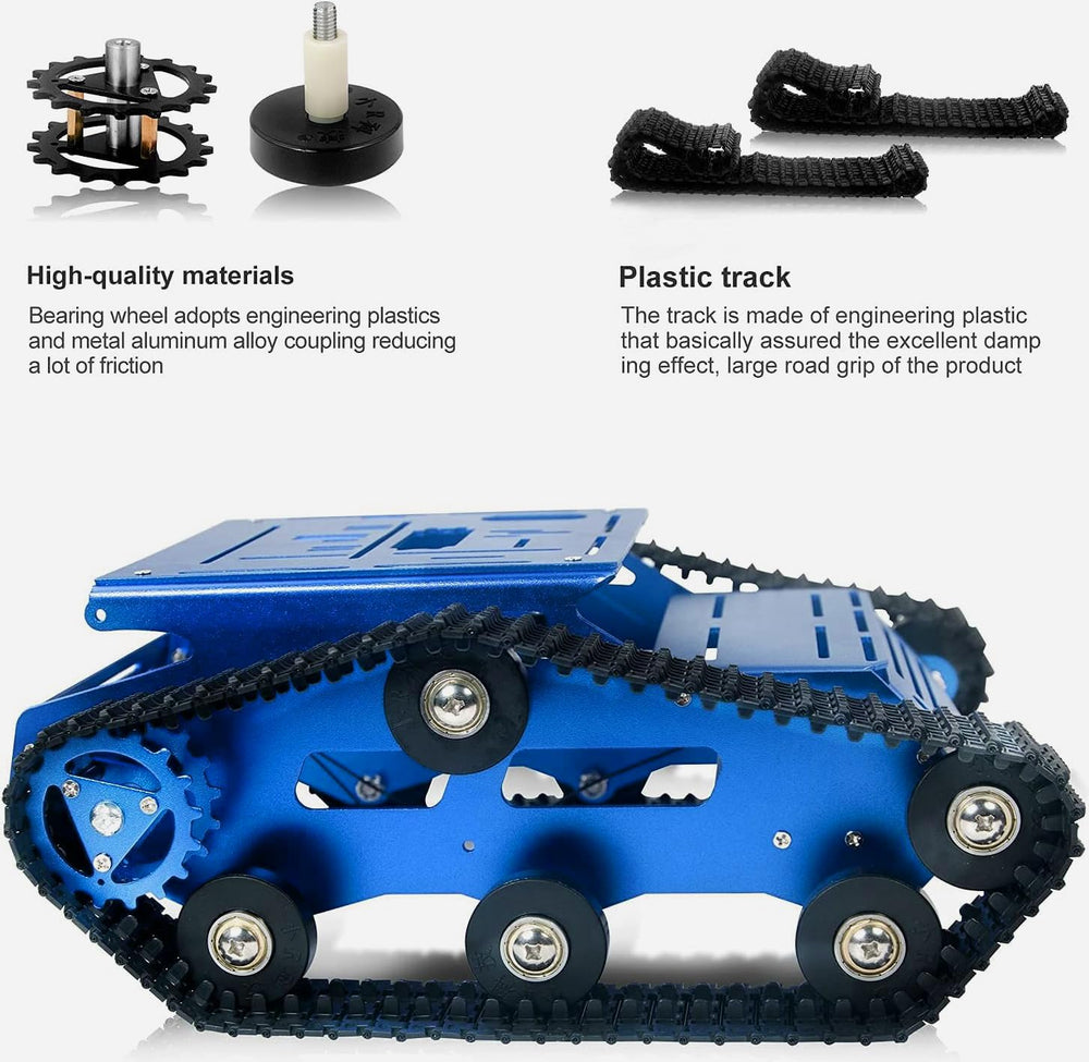 YonPhsy reliable motors and tracks deliver responsive control and faster movement