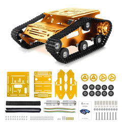 YonPhsy tank chassis with encoder motor for precise robotic movement.