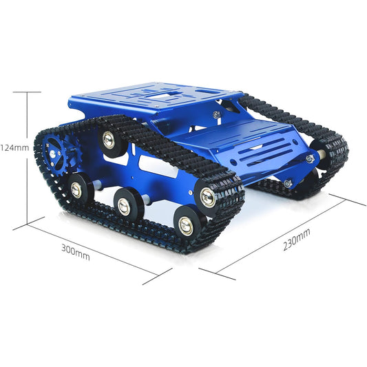 YonPhsy track chassis with damping for stable rides on uneven surfaces
