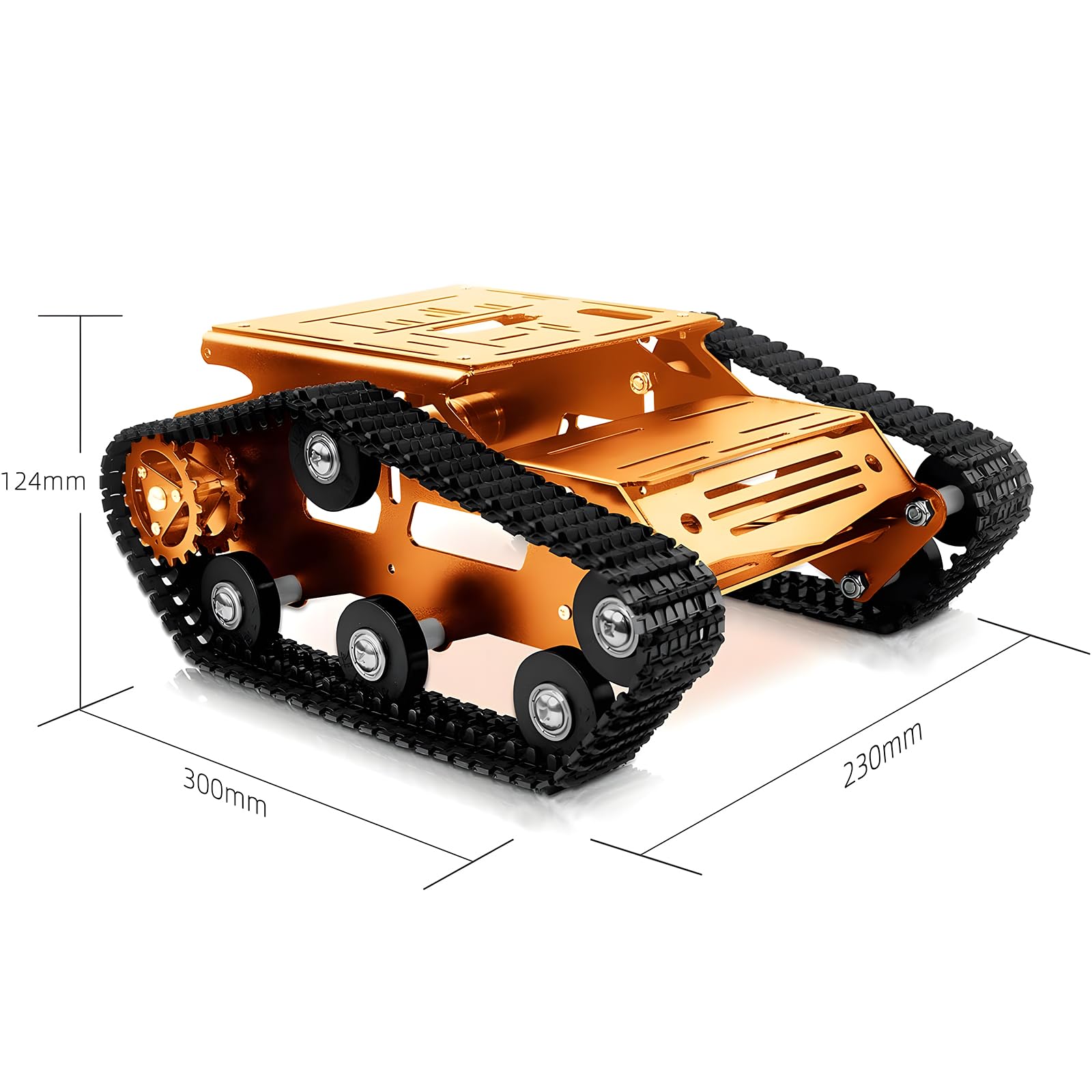 YonPhsy track system with damping delivers smooth, steady traction.
