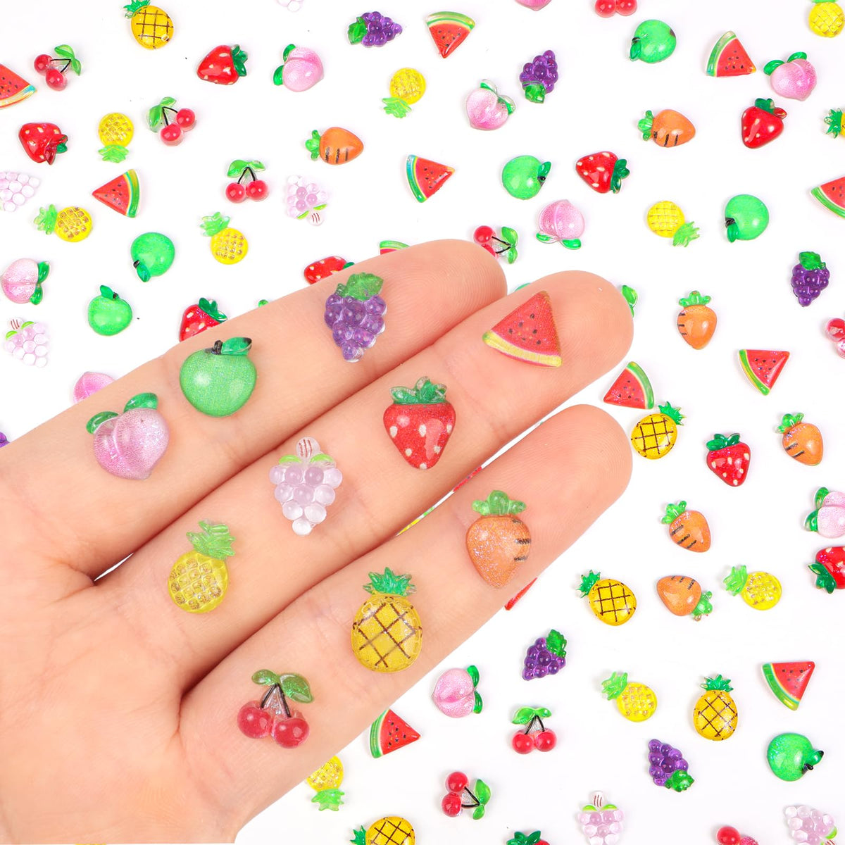 Yonseng resin mini fruit decor for dollhouses and micro landscapes