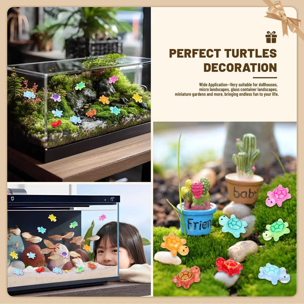 Yonseng 200pcs turtle set packaged in a clear gift box.