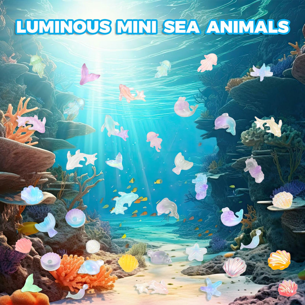 Yonseng resin sea creatures deliver bright colors for DIY dollhouses.