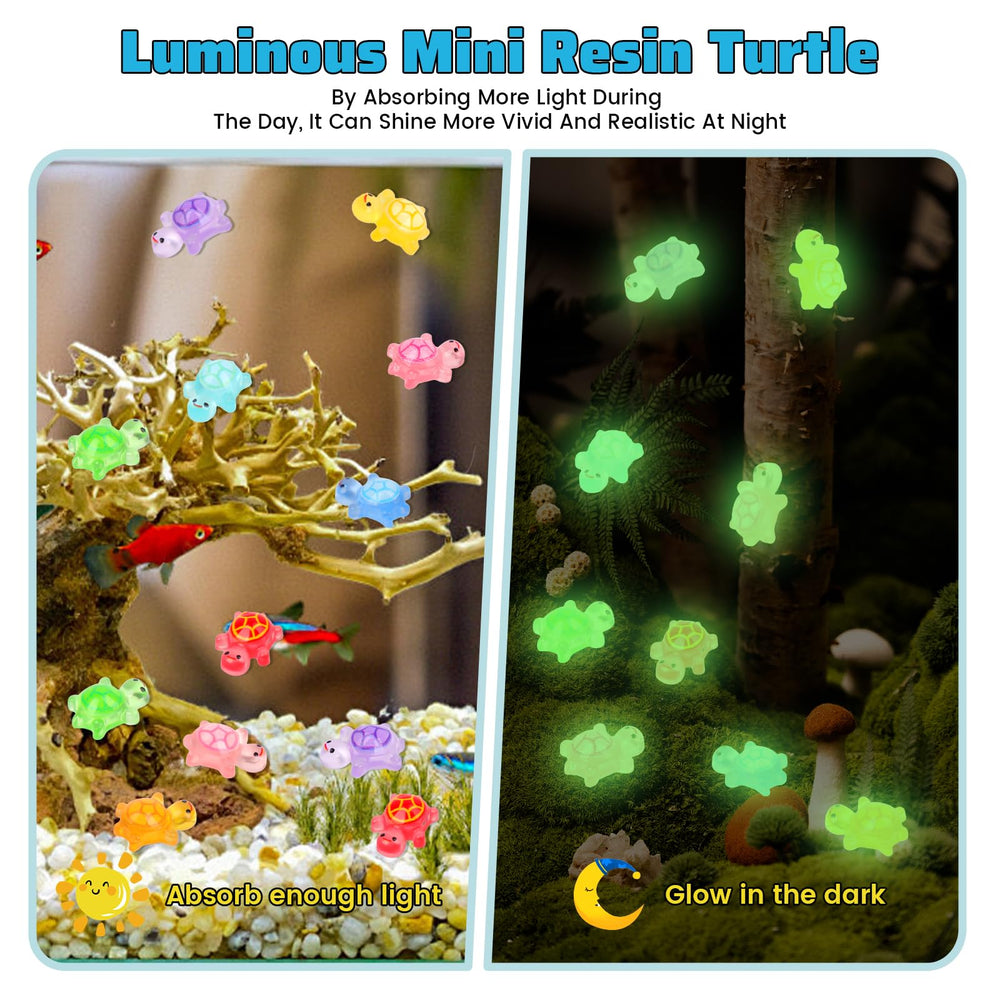 Small Yonseng resin turtles fit micro landscapes and nail art projects