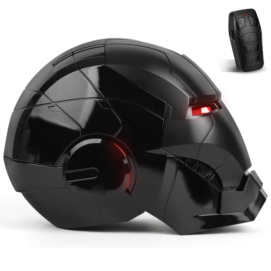 YONTYEQ MK5 helmet front view for cosplay and display.