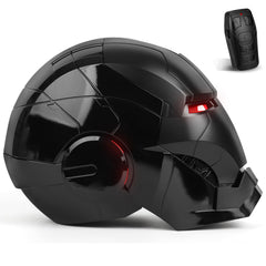 YONTYEQ MK5 helmet front view for cosplay and display.