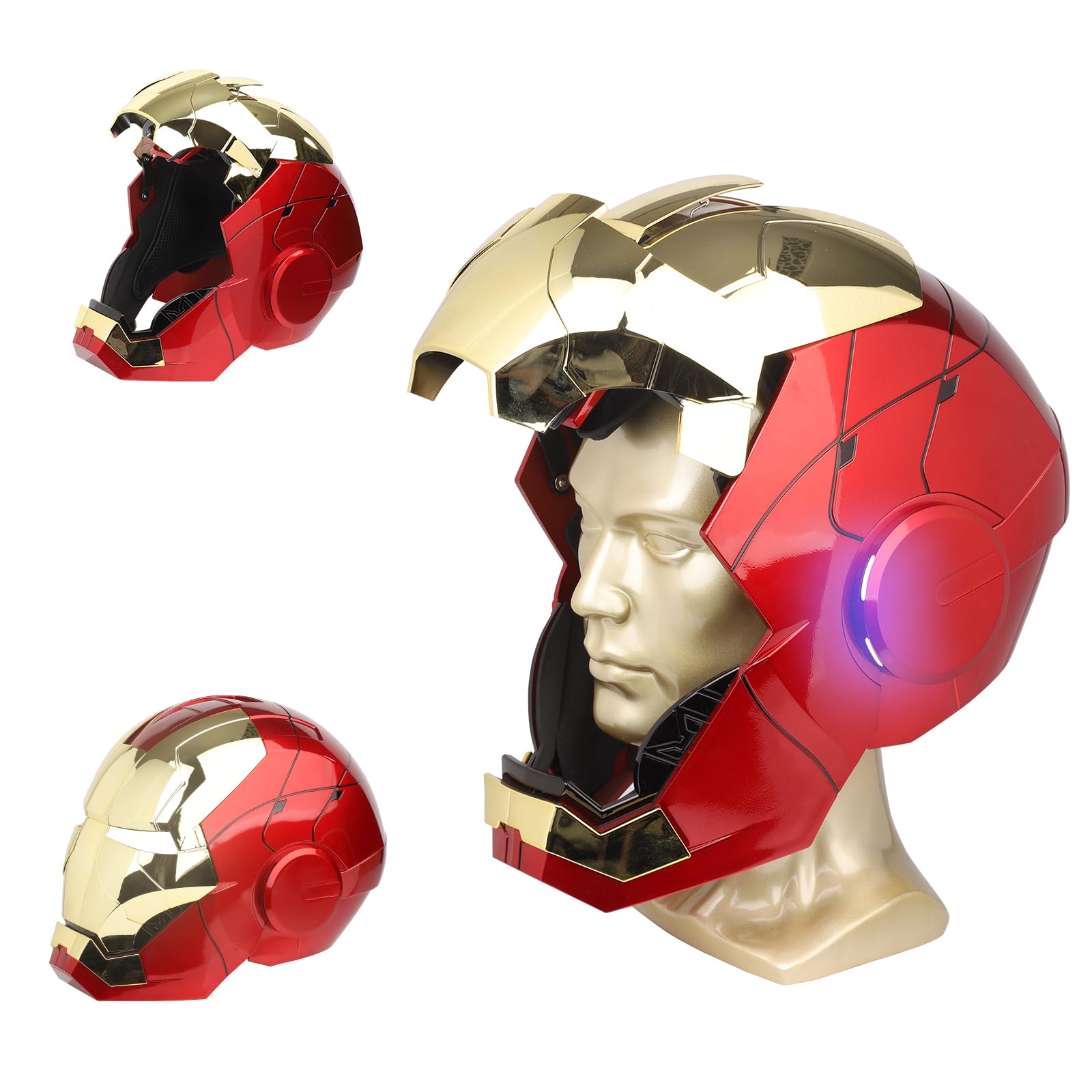 YONTYEQ MK5 Helmet front view for authentic cosplay and display