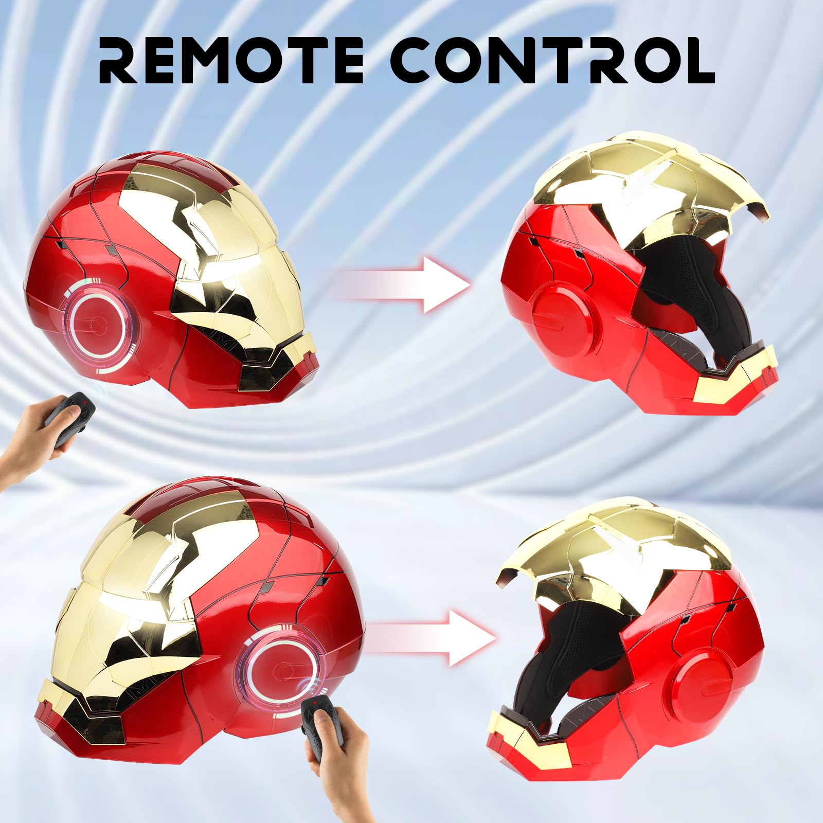 YONTYEQ MK5 Helmet touch sensors enable quick opening