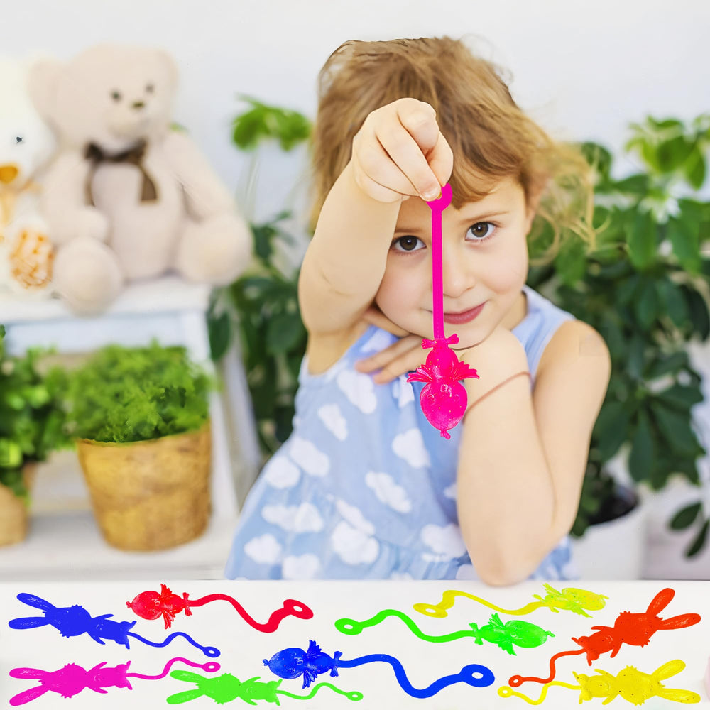 YOOBABOO Sticky Hands colorful texture boosts tactile fun during play.