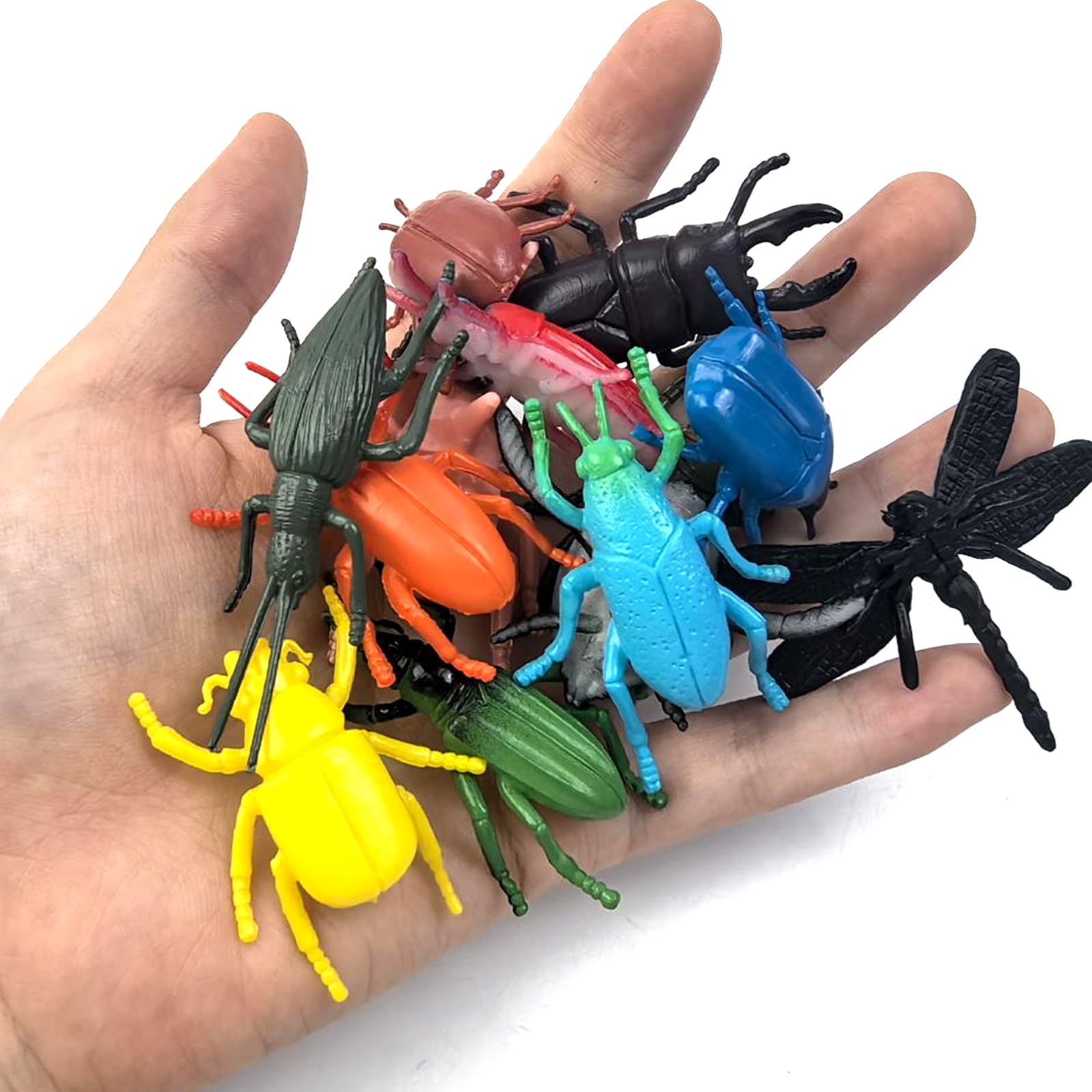 YOOHUA bug figures size 1.2–2.4 inches – compact variety for small hands.
