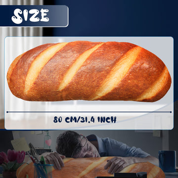 Yookeer 3D bread detail close-up emphasizes lifelike shape for playful decor