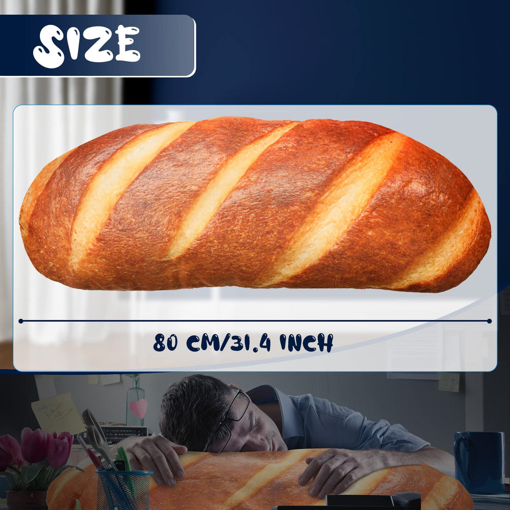 Yookeer 3D bread detail close-up emphasizes lifelike shape for playful decor