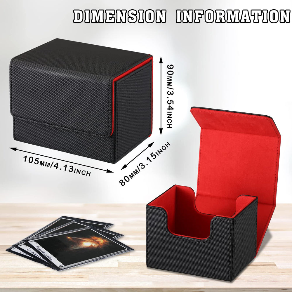 Open lid view shows easy card access in Yookeer box.
