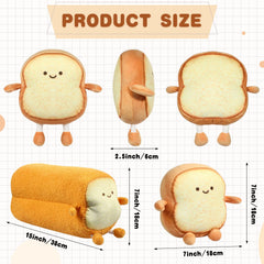 Yookeer toast bread small plush pillow; ideal for bedtime comfort.