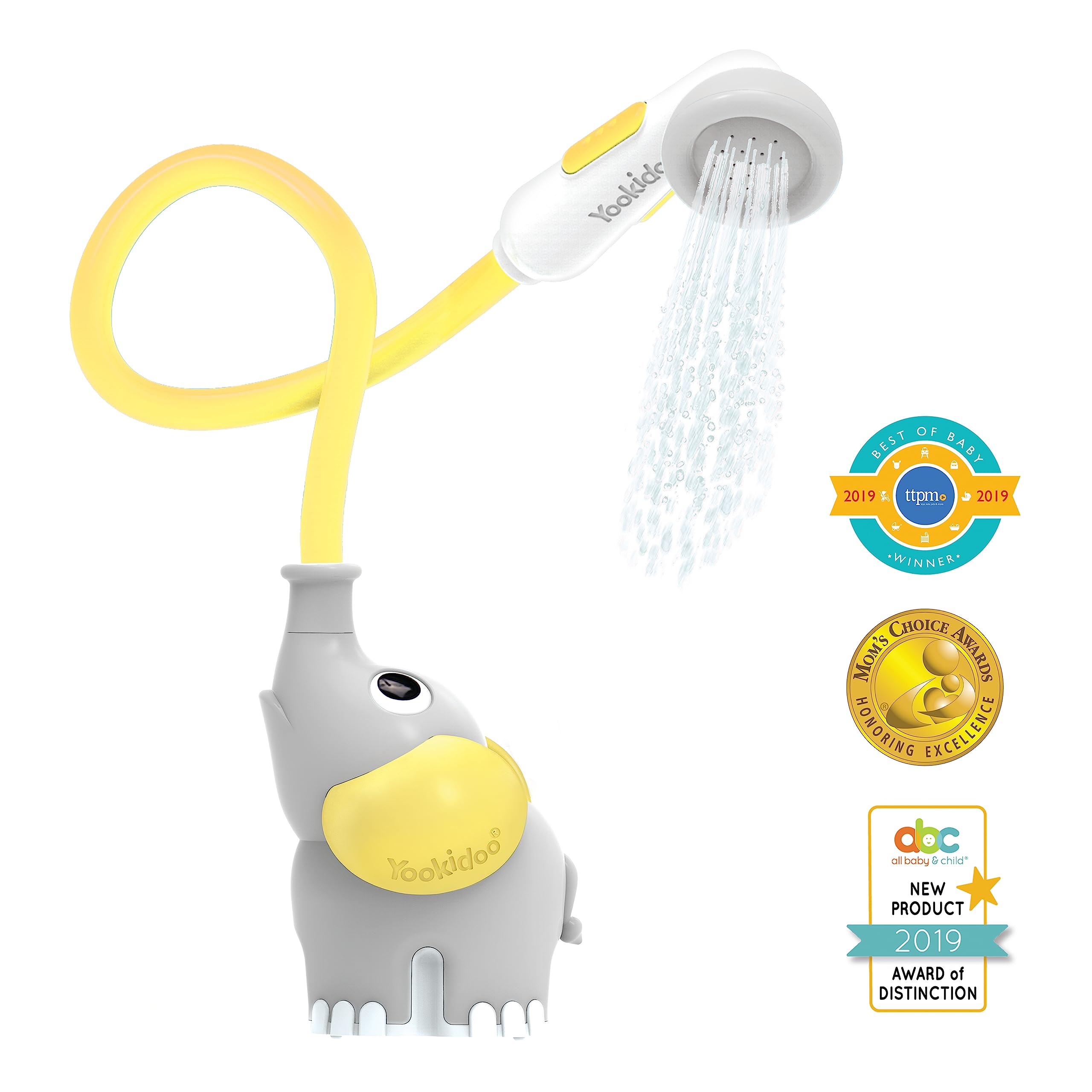 Yookidoo compact baby bath essential for tub or sink rinsing
