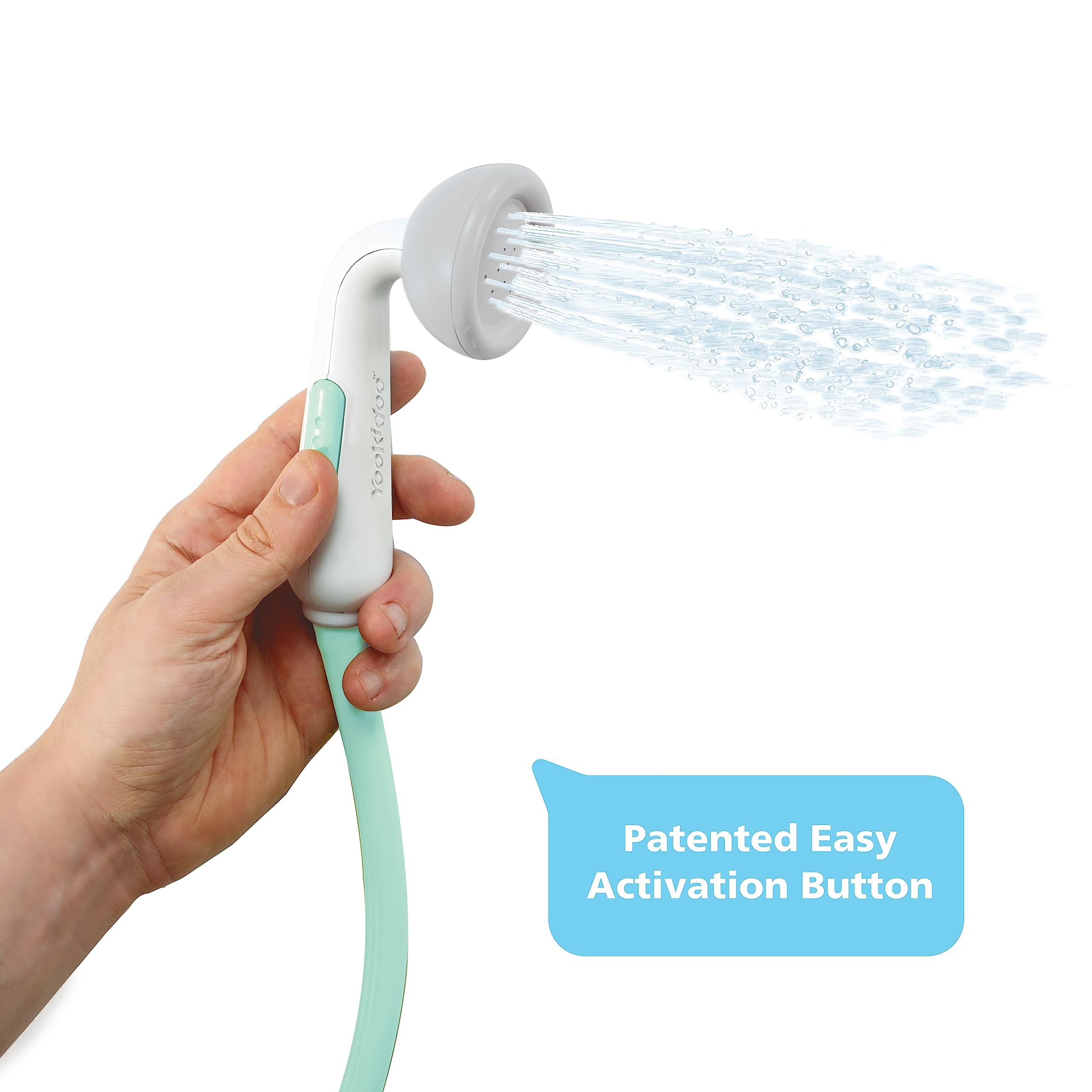 Yookidoo compact design doubles as a bath toy post use