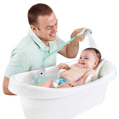 Yookidoo portable battery operated shower for one handed use