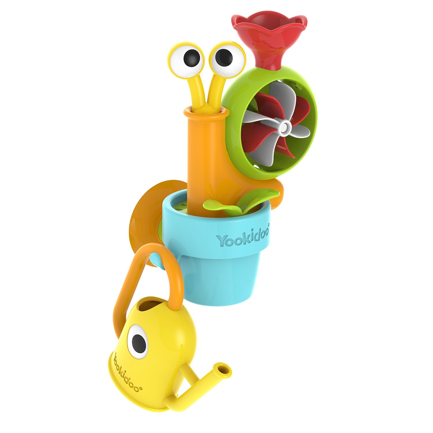Yookidoo snail sprinkler designed for toddlers and curious minds