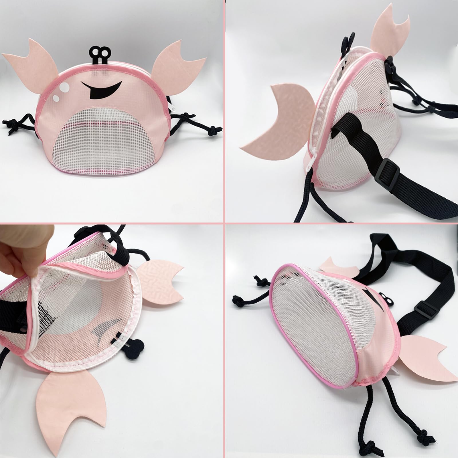 YOOLEETC pink sand filter scoop perfect for beach treasure gathering
