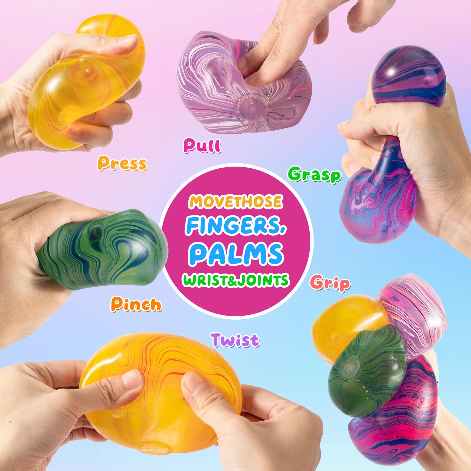 Yooshi sensory toy designed for autism/ADHD stress support with tactile texture.
