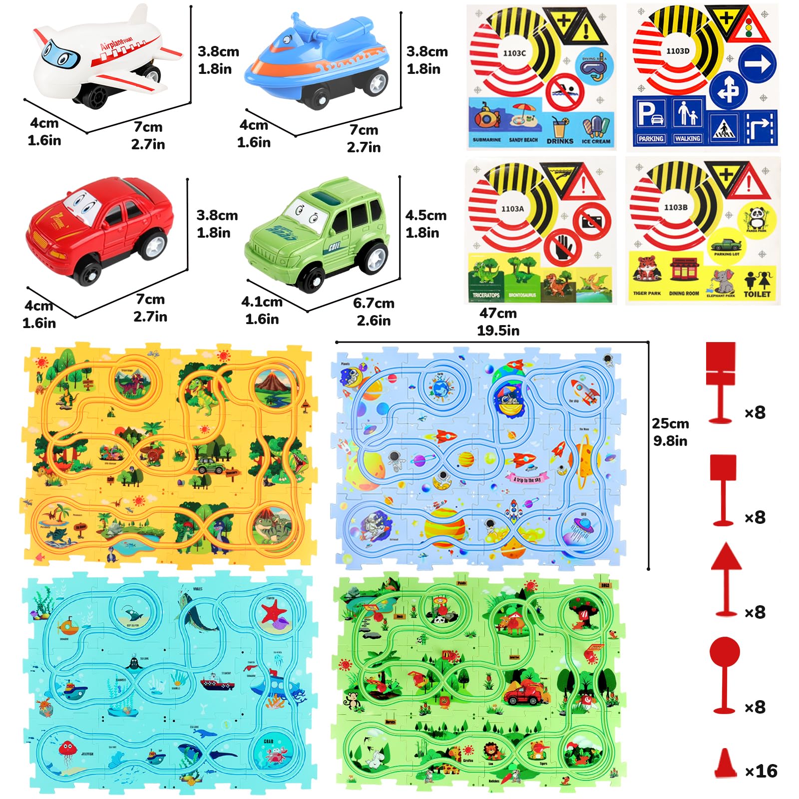 YOOYID Puzzle Racer storage case keeps play area organized.